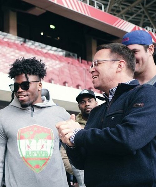 NFL-játékosok Budapesten!